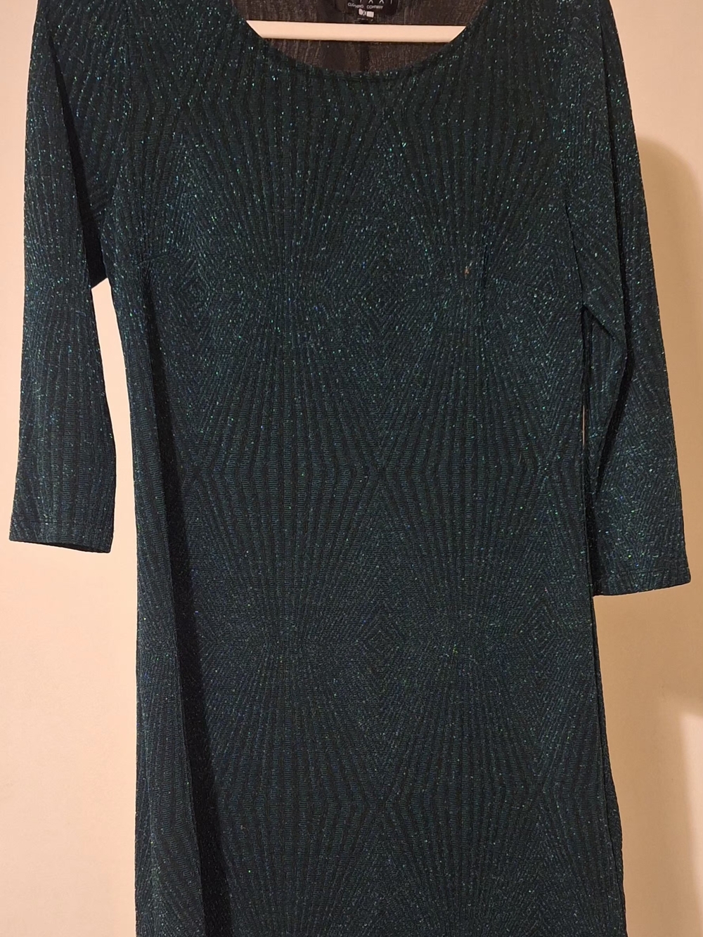 Trixxi Teal Sparkle Sheath Dress